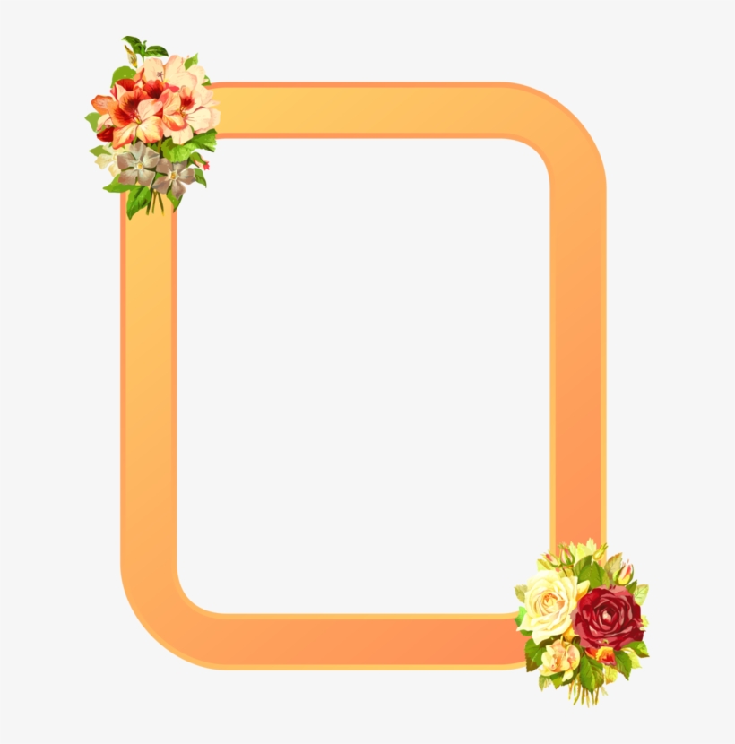 Picture Frames Computer Icons Floral Design Download - Garden Roses, transparent png download