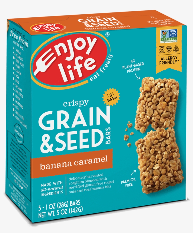 Grain & Seed Bars - Enjoy Life Chocolate Chips, transparent png download