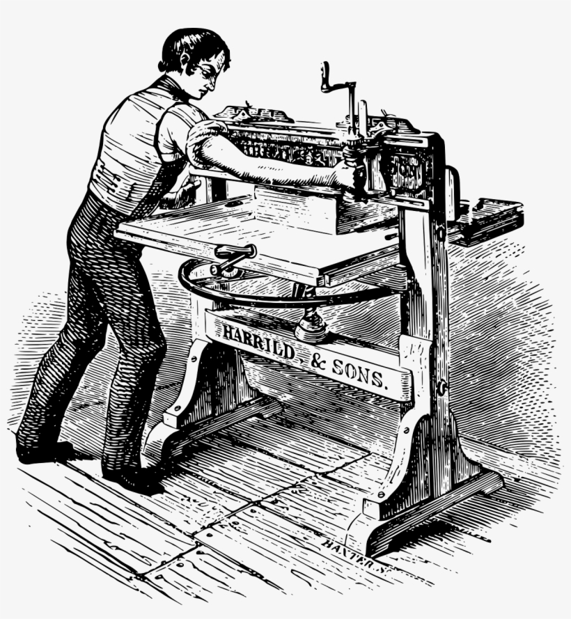 Publisher - Old Printing Png, transparent png download