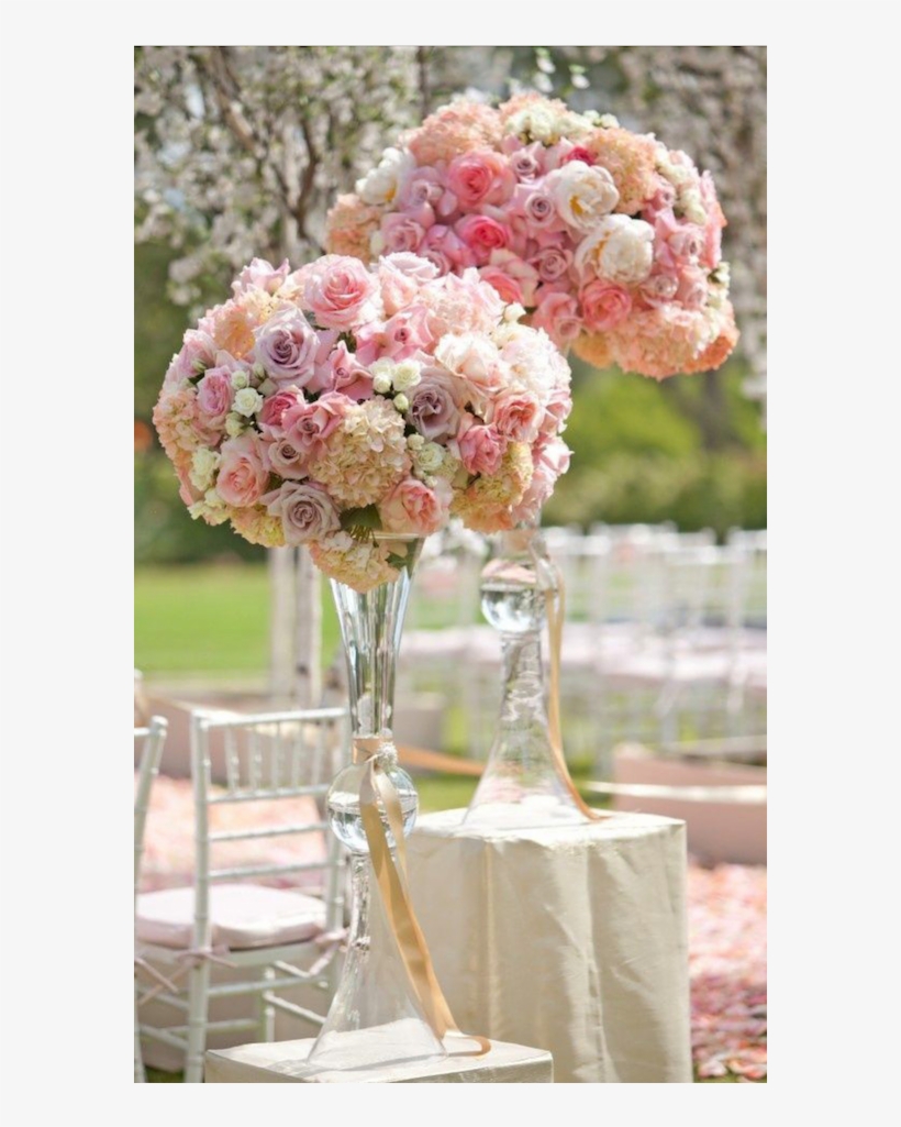 Blush Pink Wedding Centerpiece, transparent png download