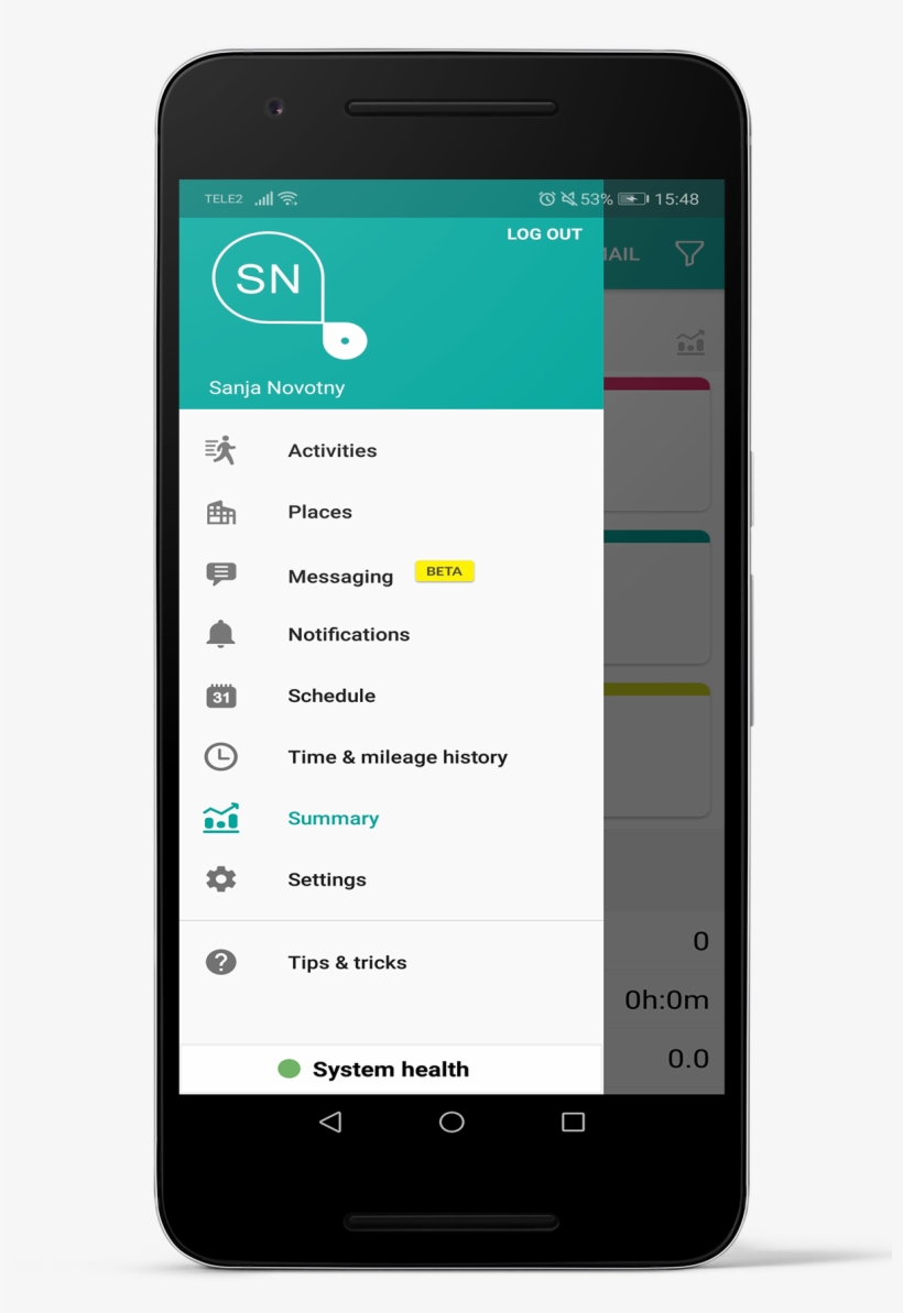 Open The Summary Tab - Iphone, transparent png download