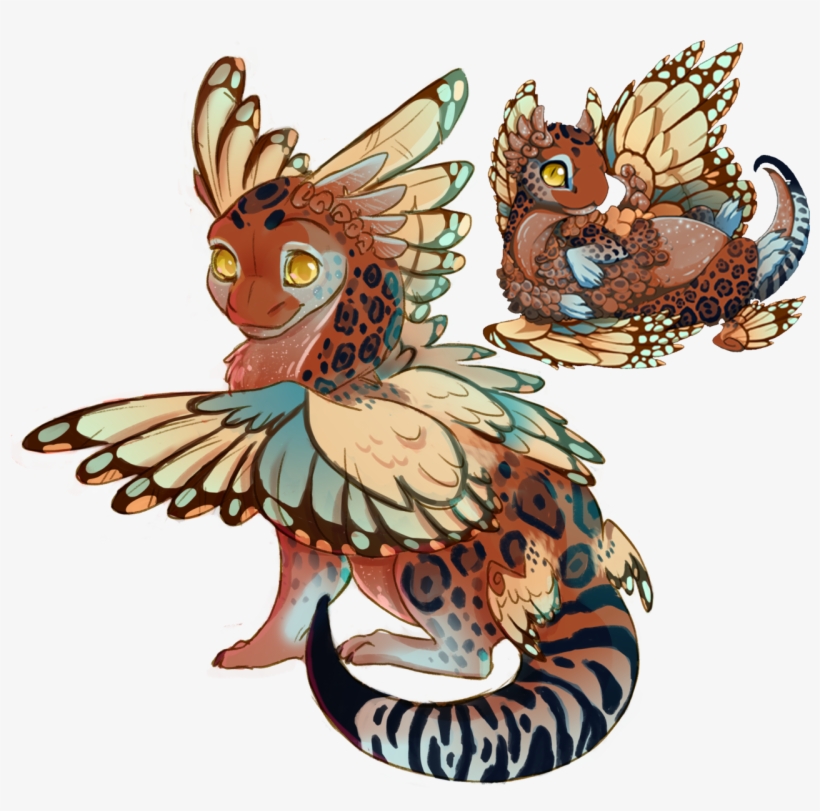 Baby Dragon Example - Illustration, transparent png download