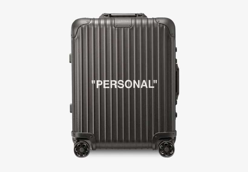 Rimowa Off-white Personal Belongins Case Black - Off White Rimowa Personal Belongings, transparent png download