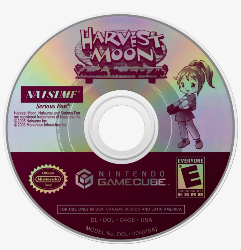 Harvest Moon - Mario Party 7 Disc Gamecube, transparent png download