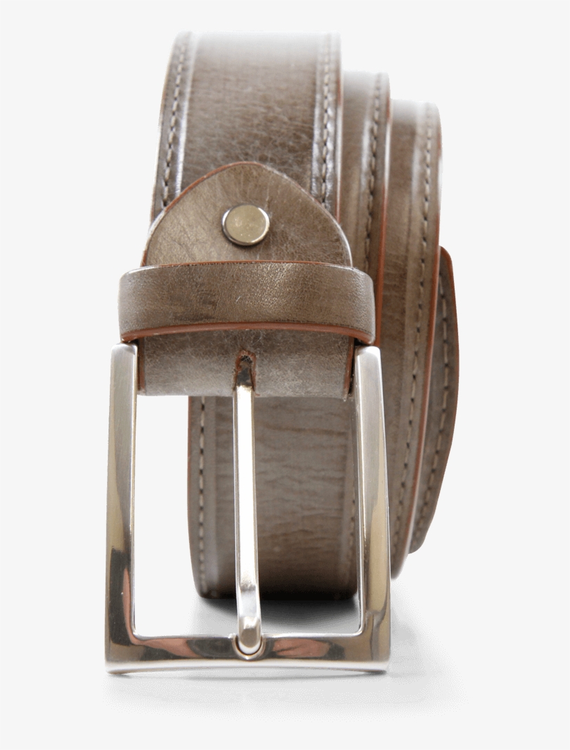 Belts Larry Crust Light Grey - Buckle, transparent png download
