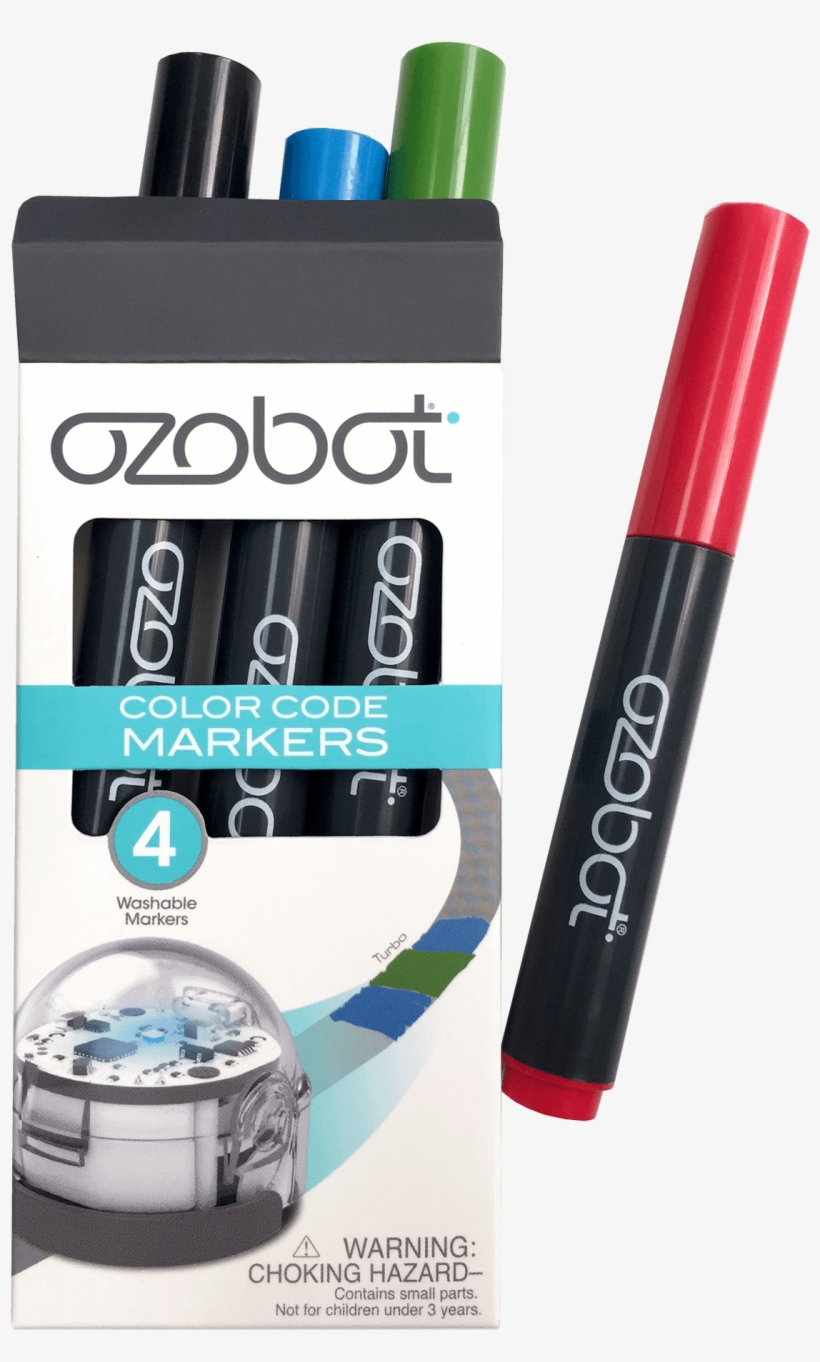 Color Code Markers Ozobot Shop Washable - Ozobot Markers, transparent png download
