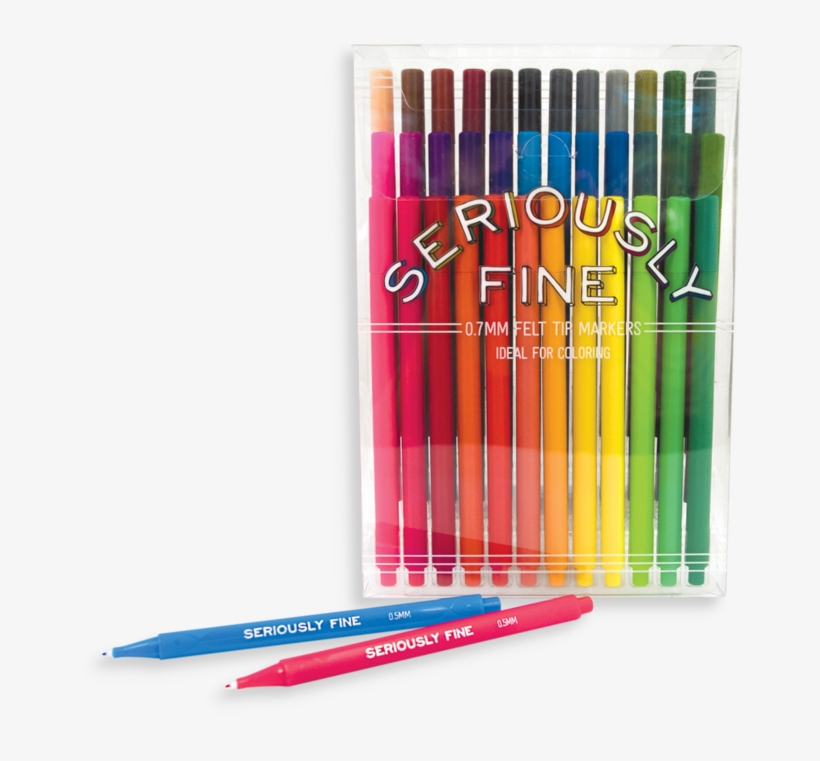 International Arrivals Seriously Fine Felt Tip Markers, transparent png download
