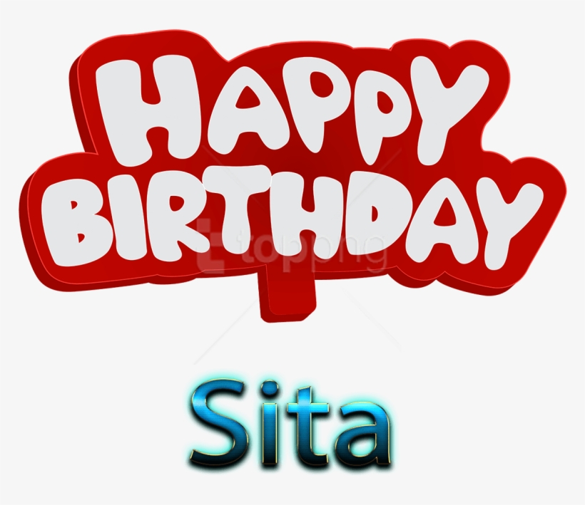 Free Png Download Sita 3d Letter Png Name Png Images - Happy Birthday Heena Name, transparent png download