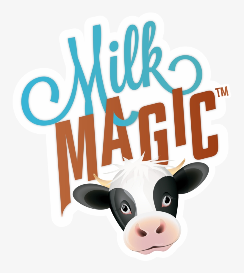 Milkmagic Logo Color White Border-01 - Magic Straws, transparent png download