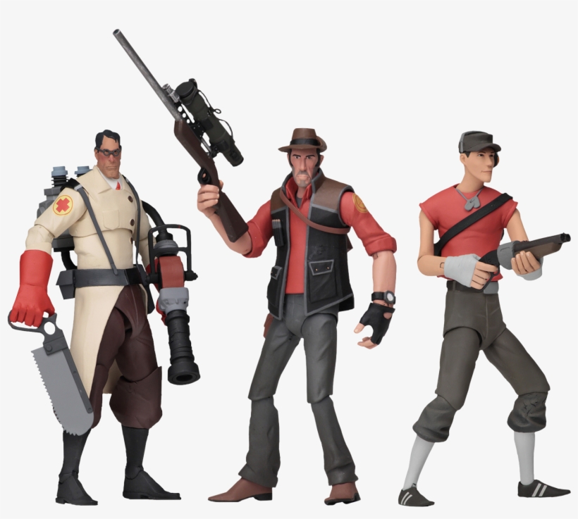 Series 4 7” Scale Action Figure Assortment - Team Fortress 2 Figure, transparent png download