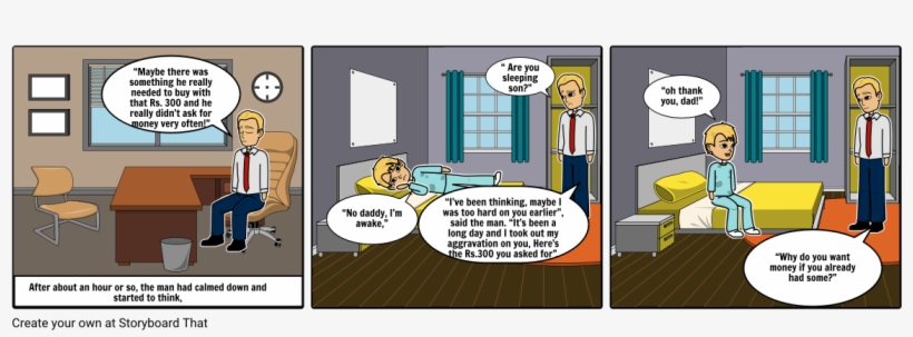 Father And Son Conversation3 - Cartoon, transparent png download