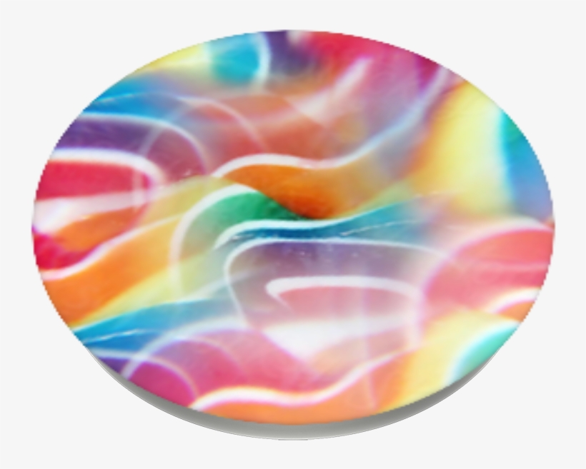 Rainbow Swirl, Popsockets - Circle, transparent png download