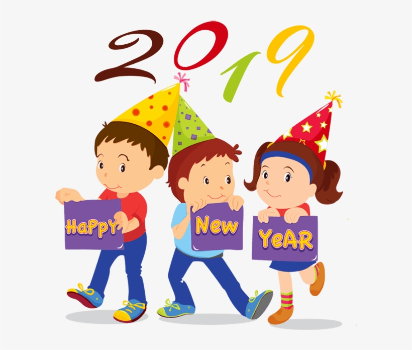 Happy New Year Clipart - Clip Art 2019 Happy New Year, transparent png download