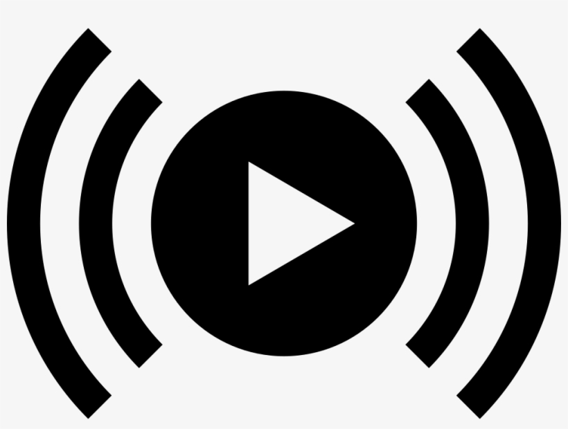 Play Circular Button With Signals On Both Sides Comments - Circle, transparent png download