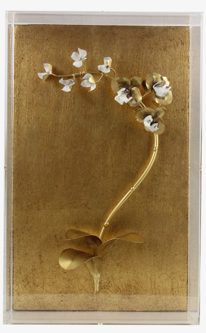 Gilded Orchid - Floral Design, transparent png download