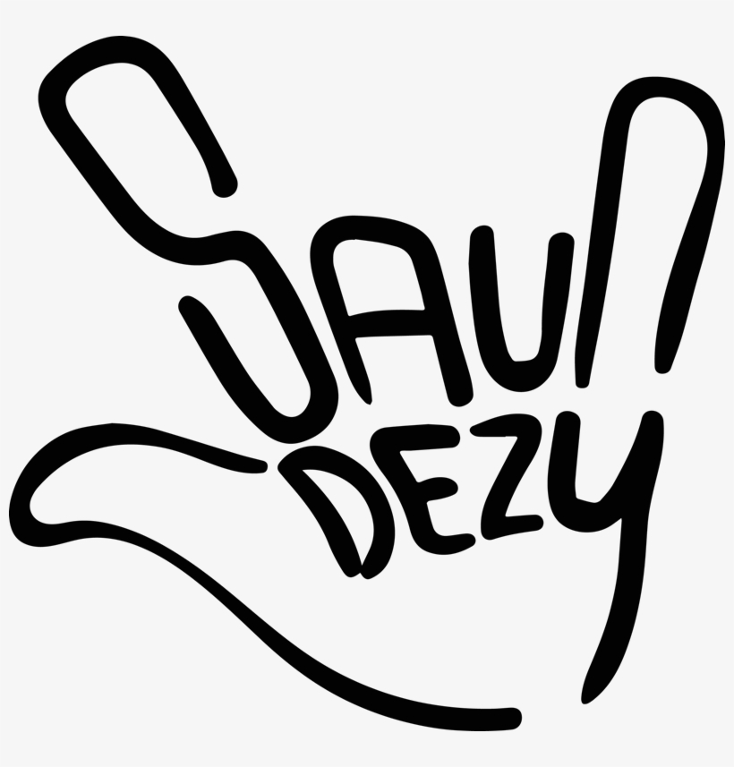 Saundezy Hang Five - Saundezy Stickers, transparent png download