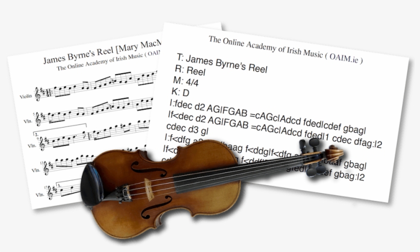 Sample Sheet Music - Viola, transparent png download