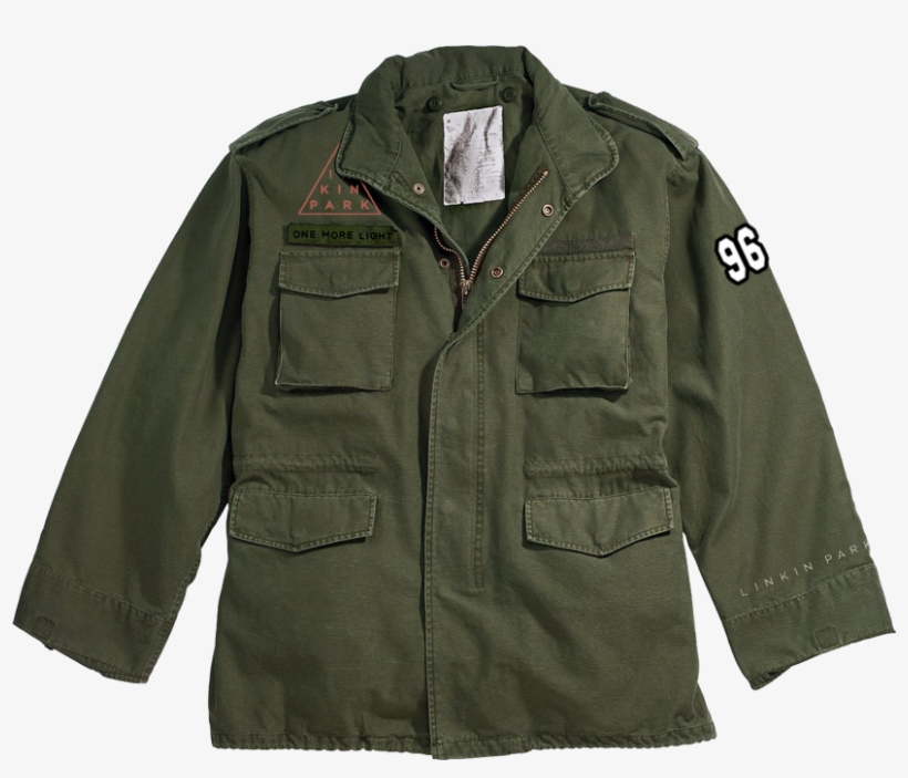 Illustrated Crest Design For Linkin Park - Vintage M65 Field Jacket, transparent png download