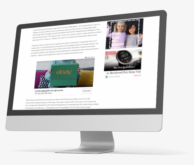 Imac-trafic - Online Advertising, transparent png download