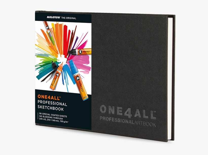 One4all™ Professional Sketchbook Din A5 - Graphic Design, transparent png download