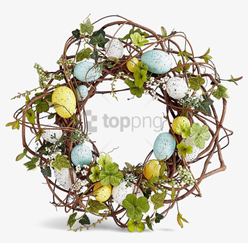 Free Png Download Easter Wreath Png Images Background - Easter Wreath Uk, transparent png download