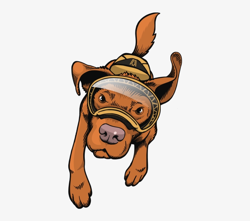 Chow Hound Gin Driftwood Distillery - Cartoon, transparent png download