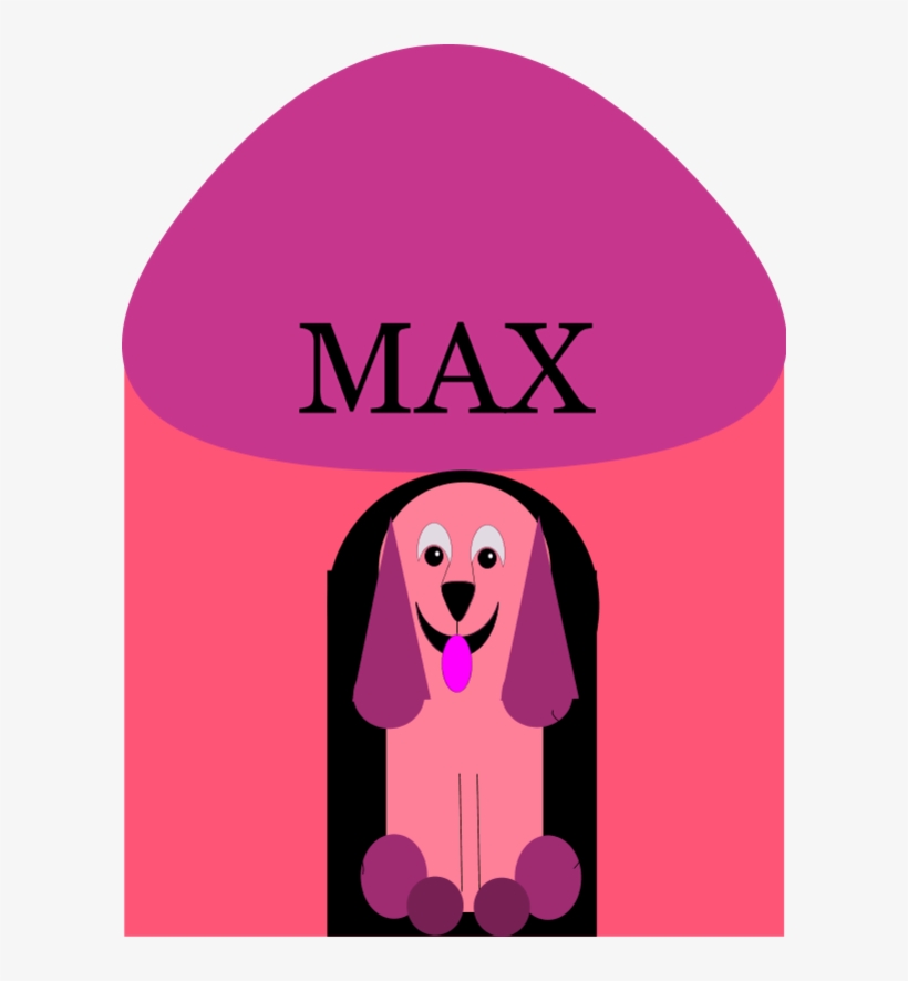 Puppy Inside Doghouse - Dog, transparent png download