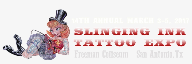 Slinging Ink Tattoo Expo - Sitting, transparent png download