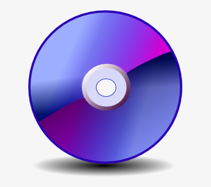 Cd Rom Dvd Compact Disc - Purple Cd Clipart, transparent png download