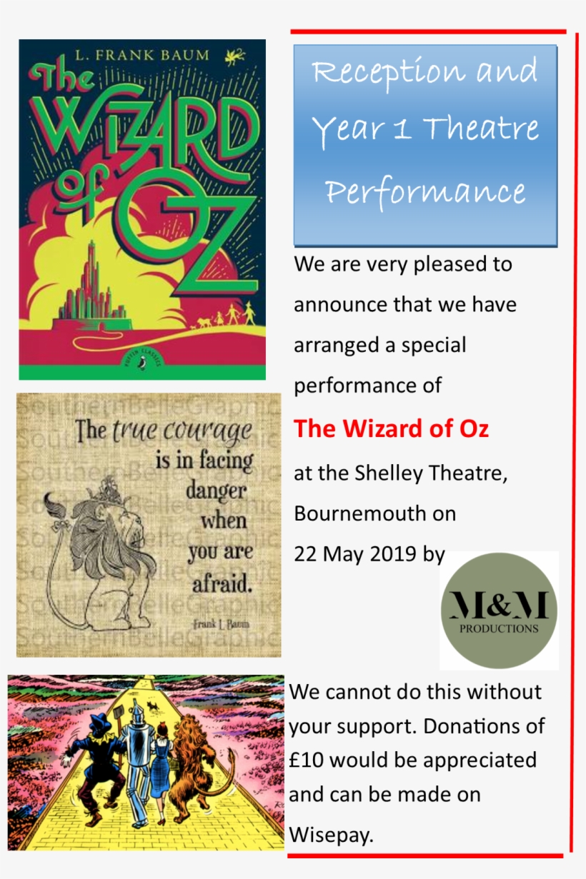 Wizard Of Oz Performance - Poster, transparent png download
