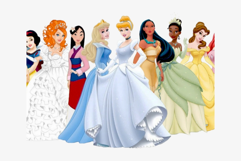 Disney Princesses Clipart Dysney - Disney Princess And Characters, transparent png download