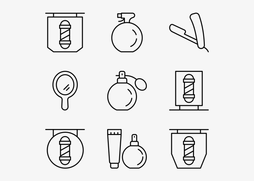 Barber Shop - Icon Pack Ecommerce Png, transparent png download