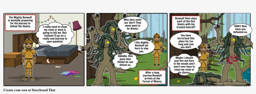 The Battle Of The Five Giants - Comics, transparent png download