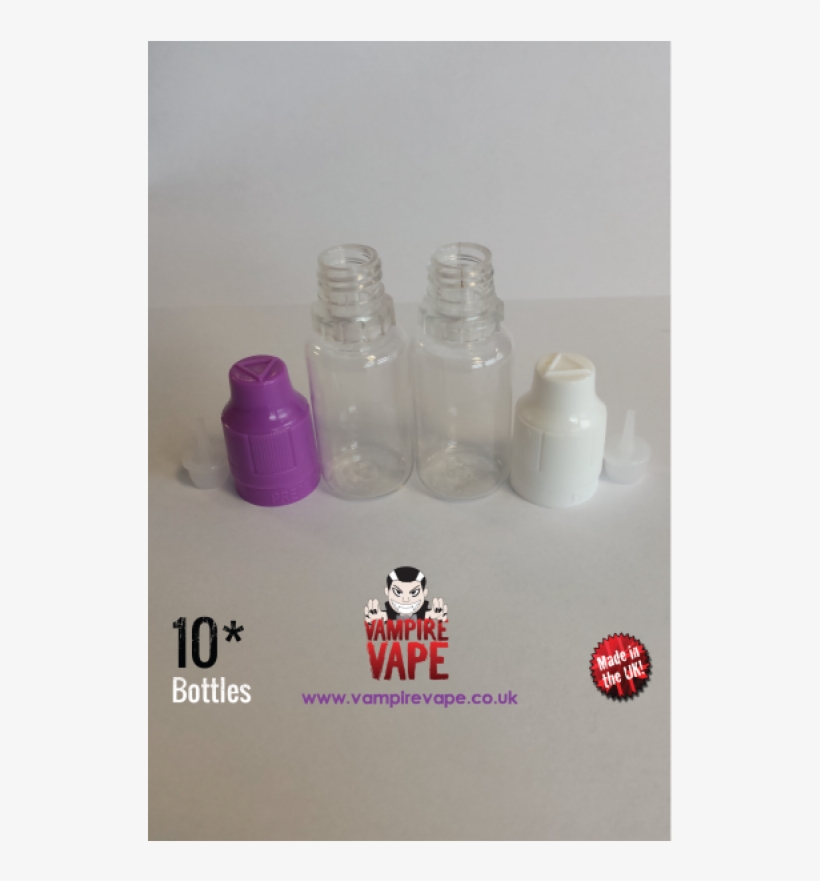10 Bottles 1 - Vampire Vape, transparent png download