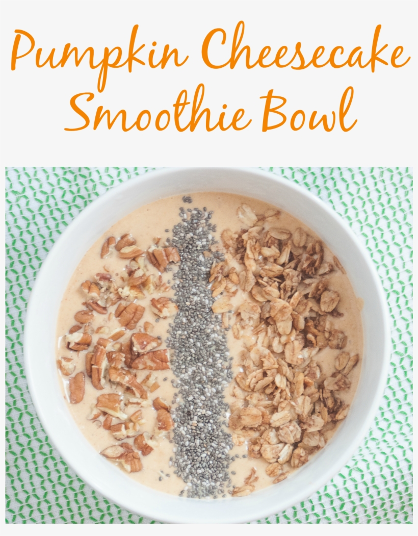Pumpkin Cheesecake Smoothie Bowl Collage - Breakfast Cereal, transparent png download