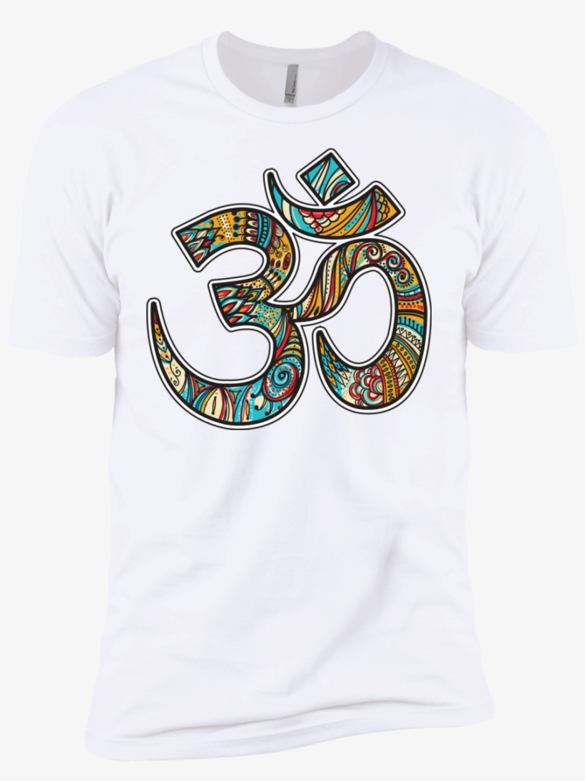 Men's Hand Drawn Om Symbol Shirt - Ohm Symbol, transparent png download