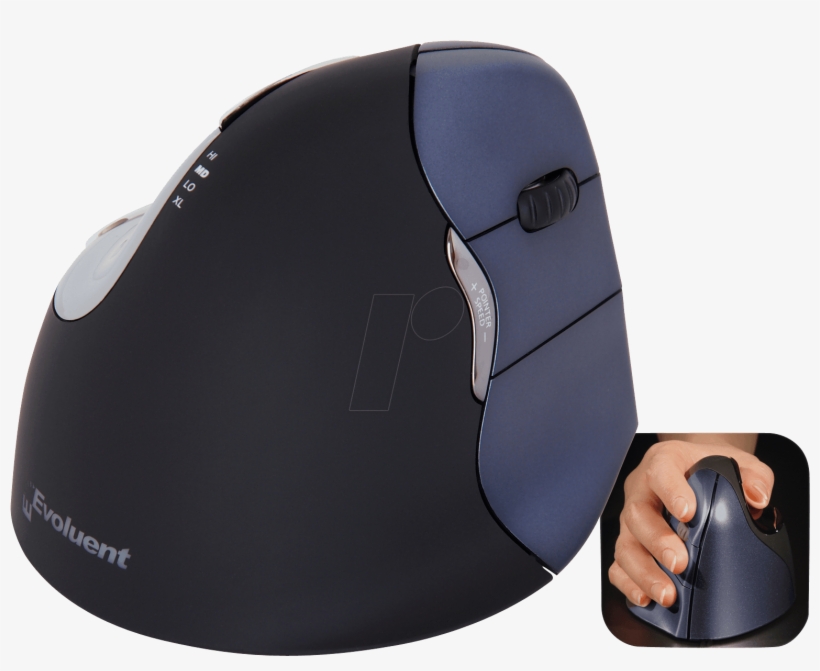 Evoluent Verticalmouse 4 Right Wireless - Evoluent Maus, transparent png download