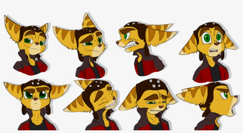 I Wanted To Draw A Scene From An Rp So, Haha Lombax - Ratchet And Clank Ratchet Fanart, transparent png download