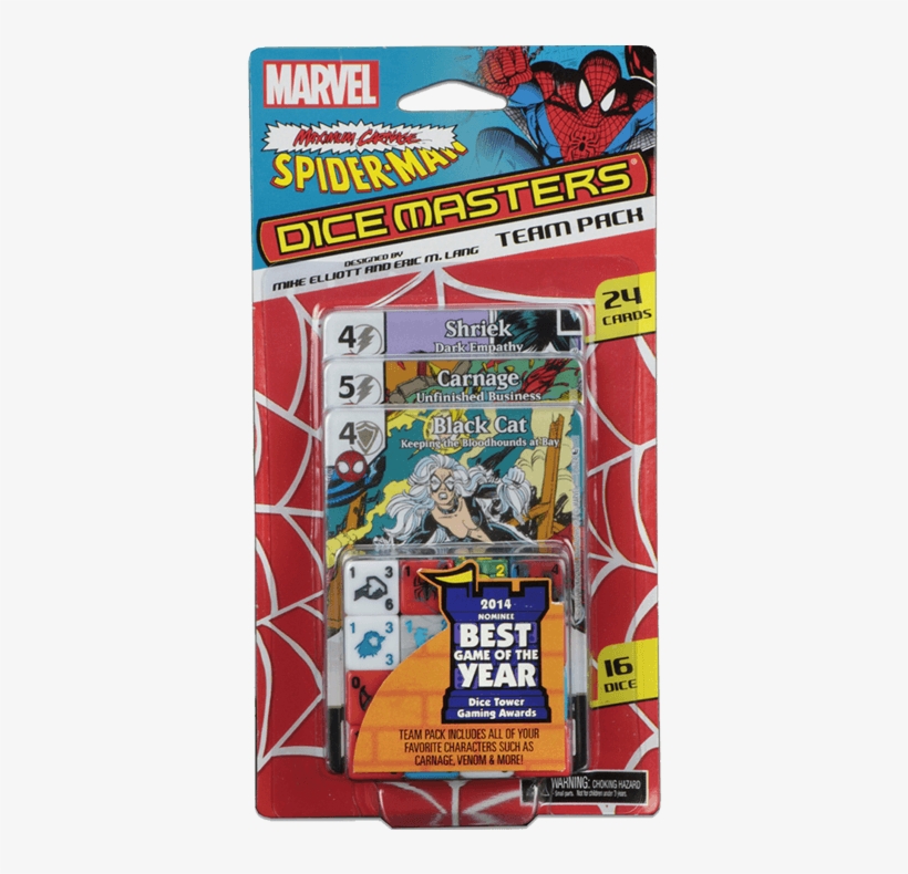 Marvel Dice Masters Spider Man Maximum Carnage Box - Carnage, transparent png download