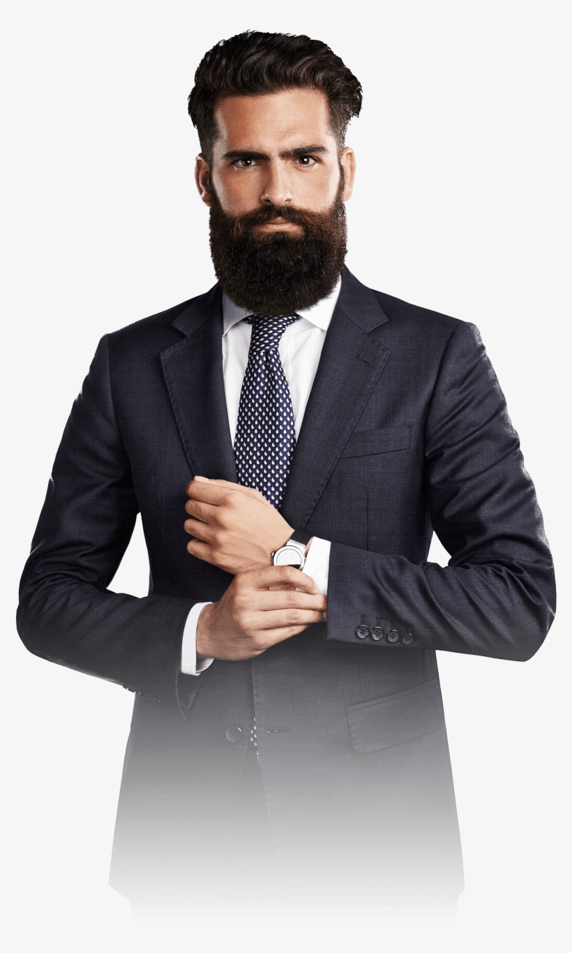 Man-suit - Beard, transparent png download