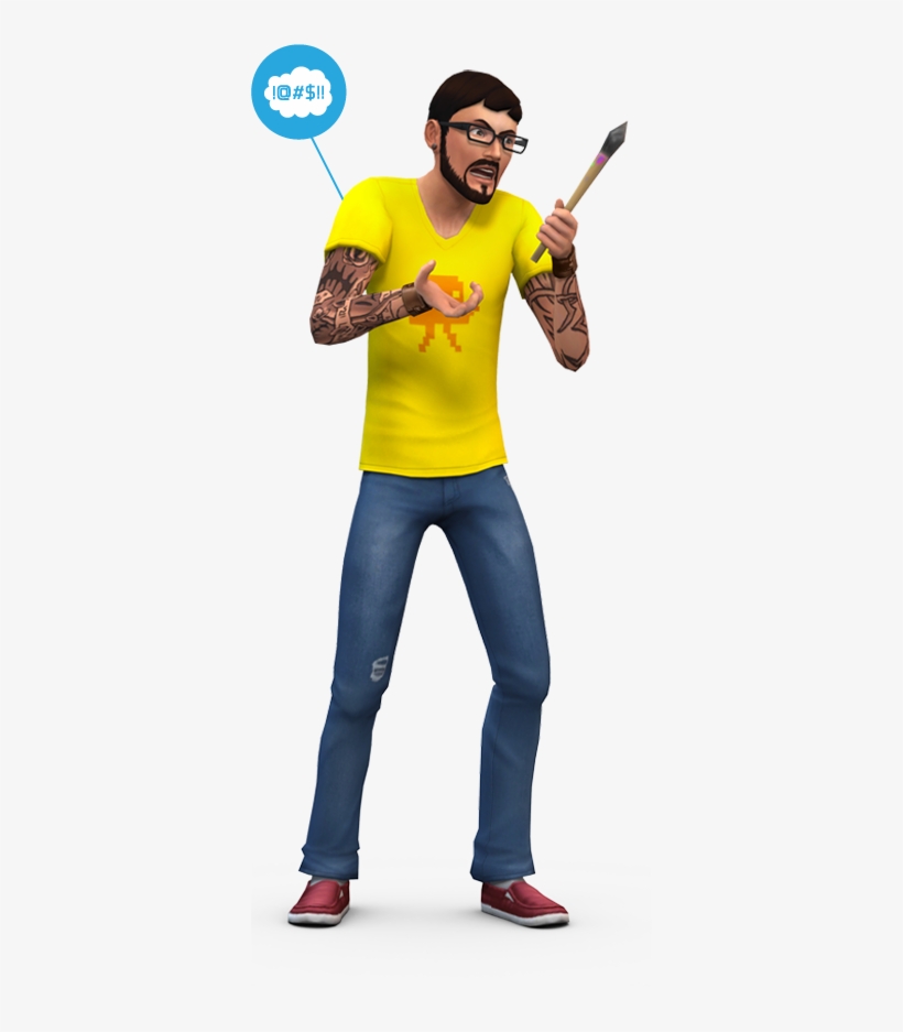 Sims 4 Base Game Render 19 - Active Shirt, transparent png download