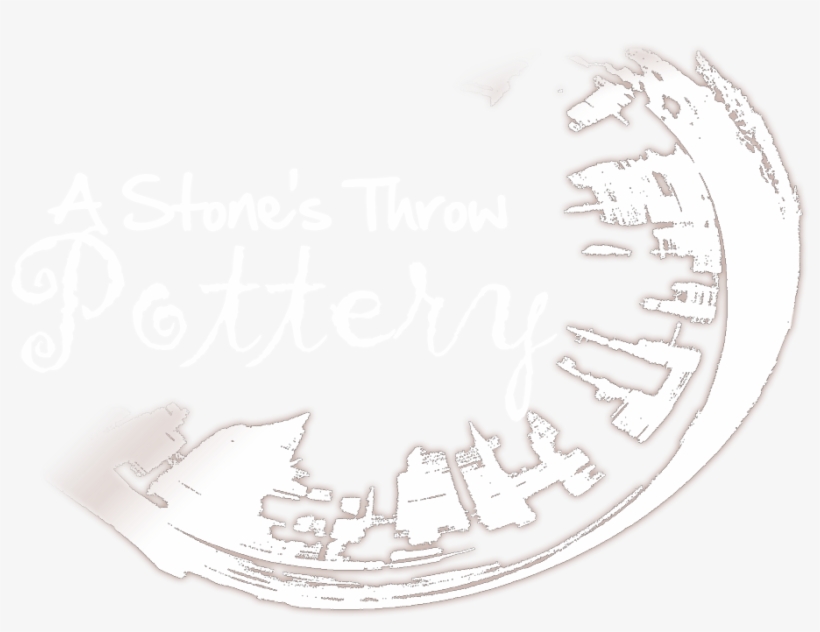 A Stone's Throw Pottery - Calligraphy, transparent png download