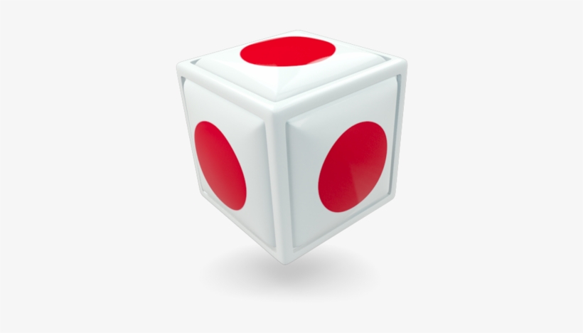 Illustration Of Flag Of Japan - Japan Flag Cube, transparent png download