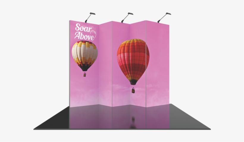 Vector Frame Essential 10ft Exhibit Kit 01 - Hot Air Balloon, transparent png download