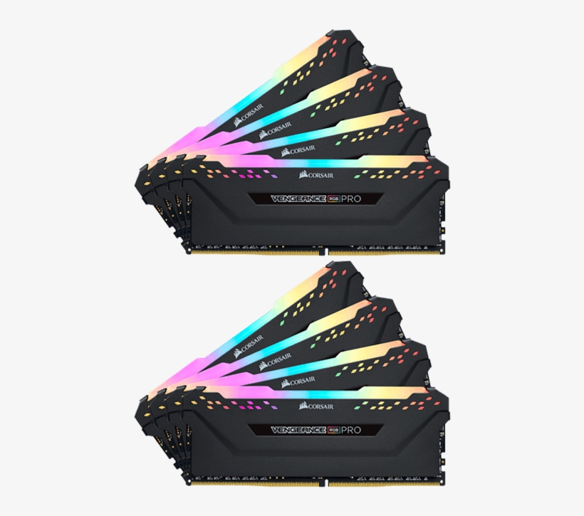 Corsair 64gb Kit Vengeance Rgb Pro Ddr4 4000mhz Black, - Corsair Vengeance Rgb Pro 3200mhz, transparent png download