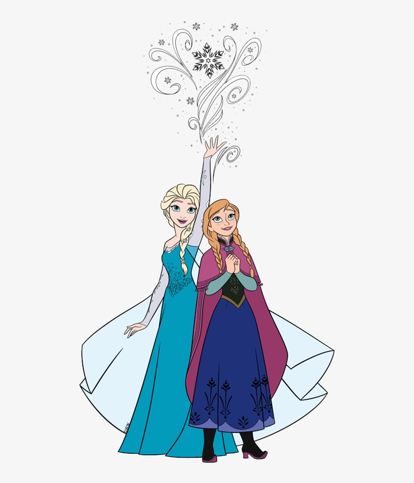 New Elsa, Anna Elsa, Anna - Illustration, transparent png download