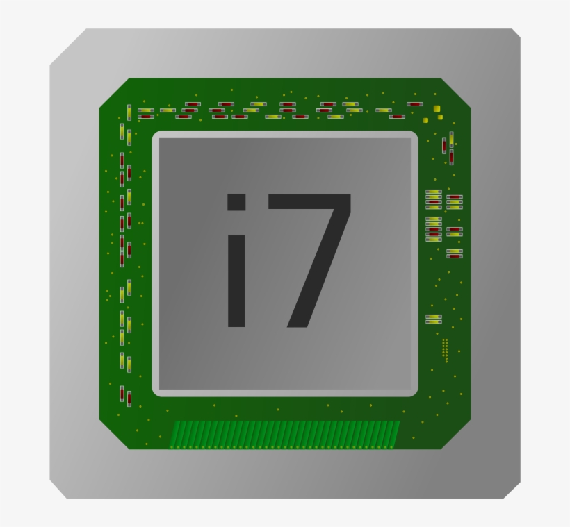Abstract I7 Cpu Icon - Slope, transparent png download