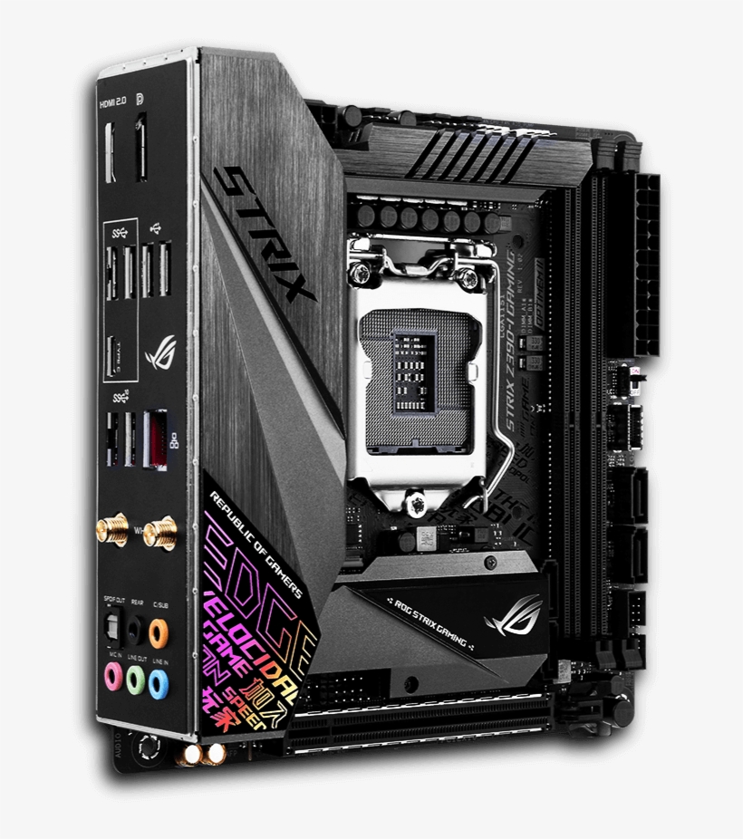 Rog Strix Z390 I Rog Strix Z390 I - Asus Rog Strix Z390 I Gaming, transparent png download