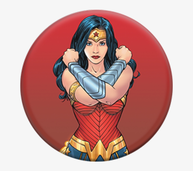 More Views - Wonder Woman Pop Socket, transparent png download