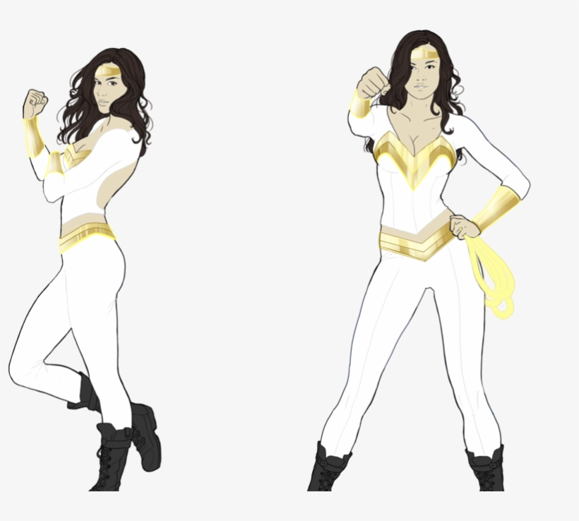 Wonderwoman - Cartoon, transparent png download